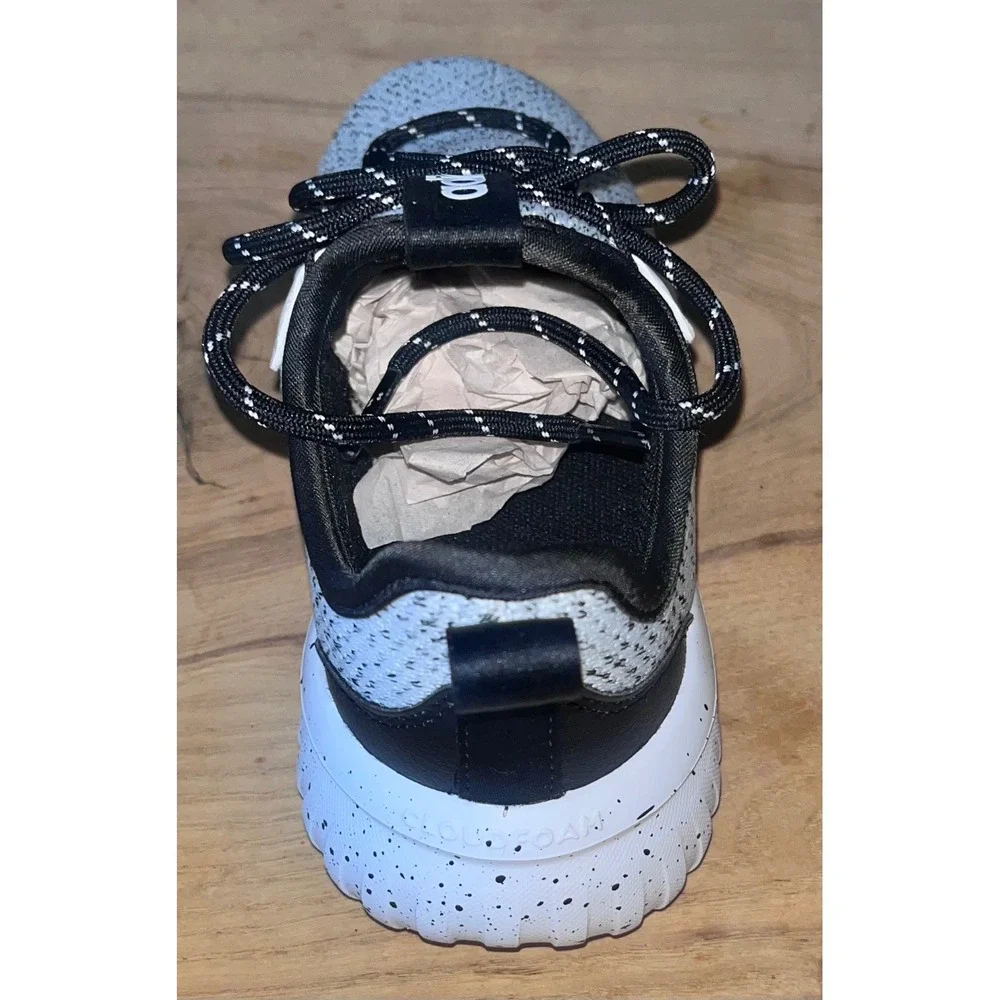 Adidas Kaptir Flow 2.0 K Kids Running Shoes White Black JR8091 Size 13K NIB
